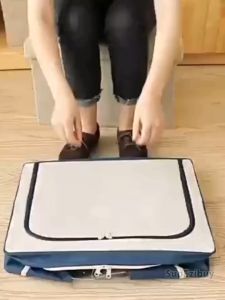 72L/100L Kotak Penyimpanan Oxford Kotak Penyimpanan Besar Dapat Dilipat