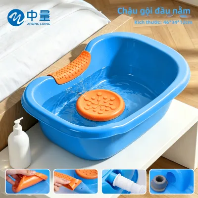 ZHONGLIANG | Chậu Gội Đầu Nằm Dành Cho Người Bệnh Tại Nhà