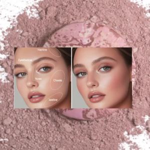 Phấn Phủ Nén Chỉnh Màu Tạo Khối Dạng Nướng Kiềm Dầu Lâu Trôi 10g Phù Hợp Mọi Loại Da