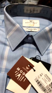 Áo sơ mi nam dài tay ARSITNO dáng suông nhẹ vải sợi sồi mềm mát thoáng khí ALS42802