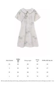 Đầm Qipao Phong Cách Trung Quốc Mới Màu Xanh Lá Đậu