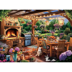 500/1000/1200/2000PCS Puzzles for Adults Manor Cat Jigsaw Puzzles for kid Adults Educational Toys Great Gift for Boys Girls