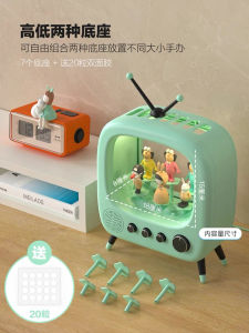 Tủ Trưng Bày Hộp Mù Acrylic Trong Suốt Chống Bụi Tủ Lưu Trữ Đồ Chơi Dễ Thương Để Trang Trí Bàn Phòng Ngủ Thủ Công Bán Tự Động