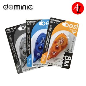 DOMINIC DP-909 School Office Correction Tape (8M) - Cover Up Mistakes Easily SOLD BY PIECE