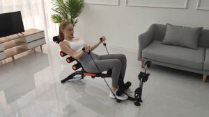 BG Máy tập bụng đa năng NEW SIX PACK CARE km2018 phối hợp nhiều bài tập thêm bộ bàn đạp đa năng