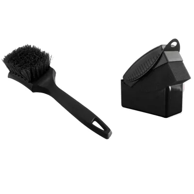 Car Tire Cleaner Kit For Tire Cleaning Brush And Shine Applicator Pads Reusable Professional Car Detailing Tire Brush Shine Set