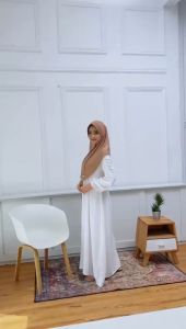 Kiswah - Paket Hemat Hijab Hamidah Size L (3 PCS) - Kerudung Muslim Bergo Nyaman Casual Instan