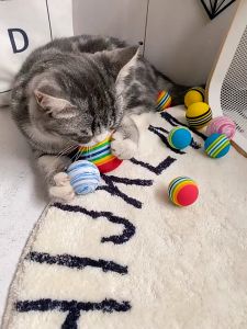 Đồ chơi bóng cầu vồng cho Chó Mèo bằng chất liệu EVA siêu nhẹ (mẫu mới) - Love Pets Shop