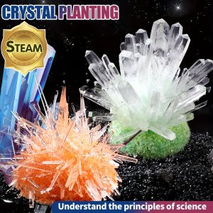 Science education toys crystal growth and planting educational puzzle toys DIY crystal growth toys Halloween/Christmas
