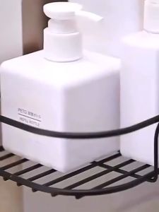 UMI Bathroom Corner Storage Rack Free Punch Kitchen Toilet Sink Seamless Wall-Mounted Tripod Household Triangle Rack 三角置物架