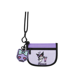 Tide color | Cute Birthday Gift Child Use Anti-Loss Neck Hanging Card Holder and Wallet