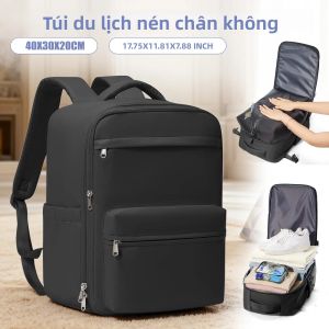 Ba Lô Du Lịch Công Tác Đa Năng Ryanair Approved Vacuum Compression 40x30x20 Chất Liệu Nylon Bền Có Đai Đệm Khí