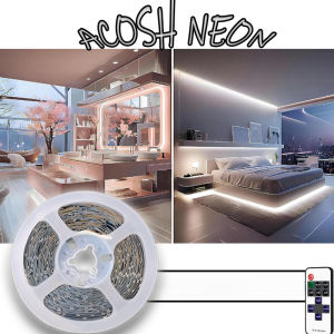 SMD2835 5V USB LED Strip Light Warm White & White with RF Remote for Kitchen Cabinet Home Decor