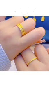 แหวนพ่นทรายแฟชั่น OYJR สำหรับผู้หญิง สวยงาม ไม่ลอกสำหรับผู้หญิง