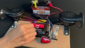 กล่องแตรสามช่า 12 ปรับได้ ควบคุมเสียง สำหรับรถมอเตอร์ และรถยนต์ 12 วัตถุประสงค์