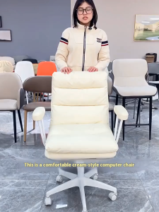 Computer chair office chair study desk chair adjustable backrest swivel chair armchair