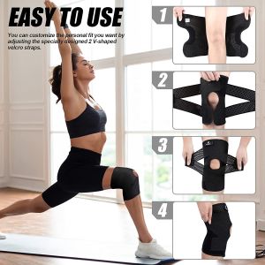 NEENCA 2 Pack Professional Knee Brace with Side Stabilizers Medical Knee Support with Mesh Weave Tech Knee Wrap with Ultra-Soft Bandage for Knee Pain Arthritis Injuries Relief Running Workout Sports