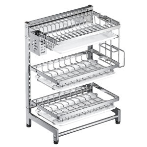 JUMEISHI | Dish Drainer and Storage Rack Stainless Steel