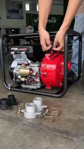 เครื่องสูบน้ำดับเพลิง 2x1.5 นิ้ว ดีเซล 7 แรงม้า High Pressure Water Pump ยี่ห้อ Vigotech รุ่น VIGO-DE20-KS