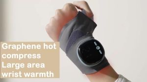 EMS Wrist Massager with Heat – Electric Muscle Stimulator for Carpal Tunnel & Wrist Pain Portable Rechargeable Device