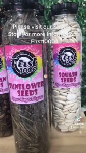 SEEDS and BEANS/Sunflower Squash Pakwan SEEDS Kutkutin in a Jar by First1000
