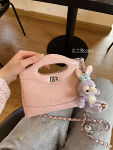 กระเป๋าสะพายข้างผู้หญิง Cowry กระเป๋าสะพายข้างแบบสะพายข้าง กระเป๋าถือผู้หญิง กระเป๋าสะพายข้าง PU ขนาดเล็ก สไตล์เกาหลี