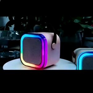 Speaker K12 Mini Bluetooth Dengan 1 Mic Karaoke Audio Mikrofon