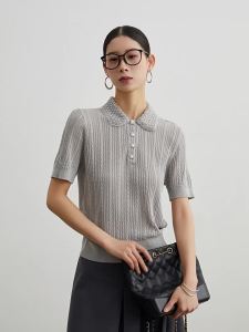 Miu Style High-End Elaborate Beadwork and Rhinestone Knitwear