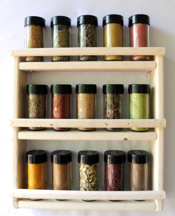 Wall Spice Rack · storage for spices · kitchen organization