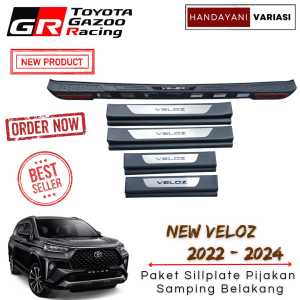 Paket Sillplate Pijakan Pintu Samping Belakang Mobil Toyota Veloz 2022 2024