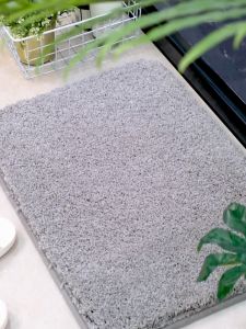 {SG} Non Slip Thick Bath Mat Bathroom Mat Anti Slip Floor Mat Thick Plush Rugs Water Absorbent Shower Mat 50×80cm