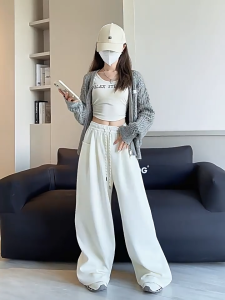 กางเกงขายาว กางเกงวอร์ม มี7สีเลือกได้ เอวยืดได้ สไตล์ออลแมทช์#1242