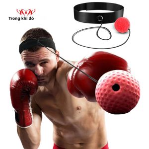Đáng Giá Kickboxing Bóng Phản Xạ Có Dây Đeo Đầu Để Rèn Luyện Tốc Độ Muay Tai MMA Đấm Thiết Bị Tập Thể Dục Phụ Kiện