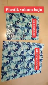 SOHA VB-03 Army 60 x 80 CM Plastik Vakum Baju Plastic Vacuum Storage Compression Clothes Laundry Travel Bag Kompresi Simpan Seprei Selimut Pakaian