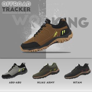 Sepatu Hiking Import Sepatu Gunung Lari Tracking Touring Safety Sneakers Pria T-04
