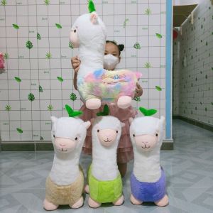 GẤU BÔNG CỪU LÔNG XÙ LẠC ĐÀ MUSICAL ALPACA LẠC ĐÀ MẦM CÂY LÔNG MỊN AN TOÀN CHO BÉ