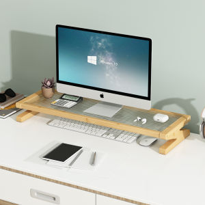 Multifunctional Storage Rack Desktop Simple Bookshelf Computer Monitor Elevated Rack Office Small Storage Shelves Desk