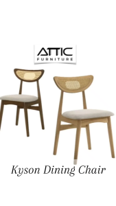 Kyson Dining Chair/ Kerusi Makan / Dining Chair / ATTIC FURNITURE KYSON DINING CHAIR