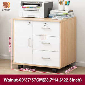File Cabinet Modern Office Small Cabinet  With Lock Drawers Moving Storage Cabinet Pulley Privacy Lockers With Wheels