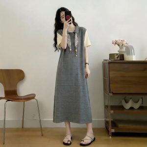 Slimming Fake Two-Piece French Style Dress