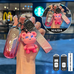 เคสรีโมทกุญแจรถยนต์ สําหรับ Mazda เคสกุญแจ mazda 2/3 cx-3/5 skyactiv ปลอกกุญแจรถย mazda