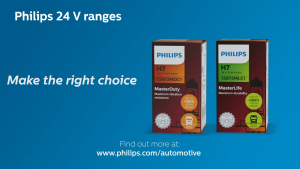 Philips Master Duty Truck Headlight Bulb ( H1 H3 H4 H7 H11 | +130% More Light | Max Vibration Resistance | Single Bulb )