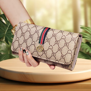 Slim Long Wallet Card Holder Phone Case Two-In-One Womens Leather Purse Lightweight Multi-Functional Female Pouch