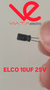 100 BUAH KAPASITOR ELCO 10UF 25V KAPASITOR CAPACITOR ELKO KAPASITOR 10 UF 25 V ups