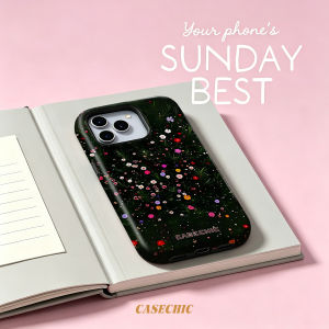 Potdemiel | Dark Gray Clouds For Case For iPhone 17 16 15 Pro Max TPU Anti-Scratch Outer Shell Raised Screen CaseChic