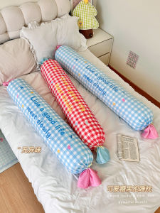 ผ้ากันเปื้อนเบาะนอนรูปทรงยาวสำหรับนอนข้างๆ สำหรับผู้หญิง โซฟา เตียงนอนในห้องนอน หอพัก เบาะพิงหัวที่สามารถถอดได้