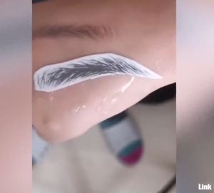 Sticker Alis 4D Eyebrow Tattoo Sulam Alis Waterproof dan Tahan Lama 1 Lembar