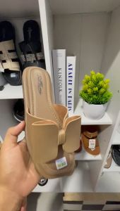 ( Paket Promo Tahun Baru 2 in 1 ) Sepatu Selop Wedges Brokat dan Sandal Wanita PitaDewasa Empuk Viral Kekinian
