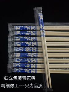 Disposable Bamboo Chopsticks 100 Pairs Independent Packaging for Home Restaurant and Takeaway Ideal for Meals