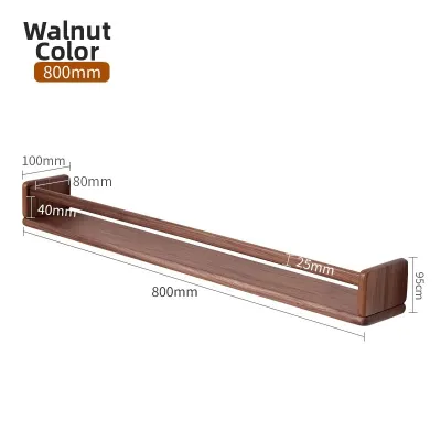 Solid Wood Wall Mounted Shelf Bookshelf